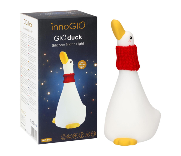 InnoGIO Silikonowa lampka nocna LED GIODUCK - 1537876 - zdjęcie 2